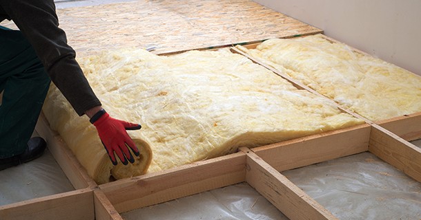 wool insulation in floor
